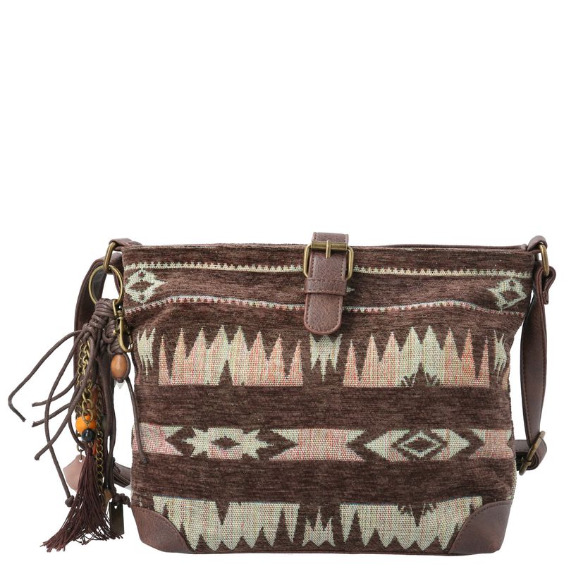ROCKFORD - Cartera Textil Mujer Gianni Cross Café ROCKFORD