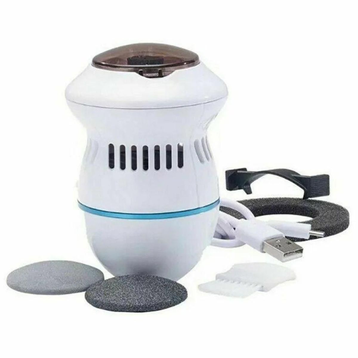 GENERICO - Exfoliador de pies profesional con 2 cabezales