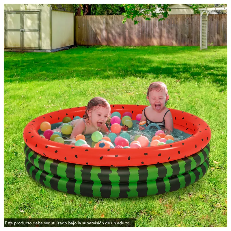 SUNCLUB - Piscina Inflable Sandía Multicolor