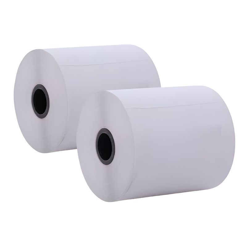 GENERICO - X2 Rollo Termico 80x80 Rollos Termicos Papel Termico 80x80mm