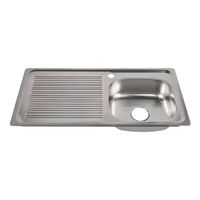 Lavaplatos Acero Inoxidable 102 X 50cms Secado Izquierdo