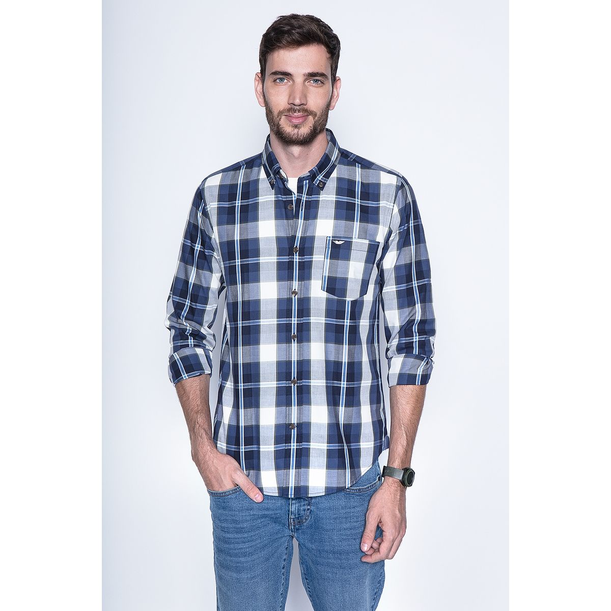 FEROUCH - Camisa Check Colorado Fj Verde Ferouch