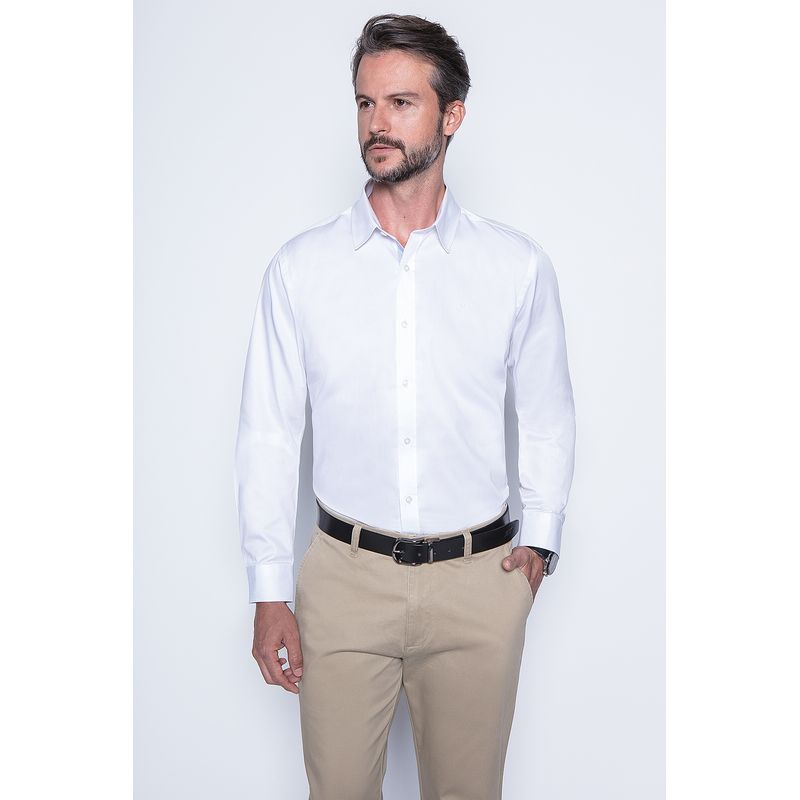 NEW MAN - Camisa Newbury Blanco New Man