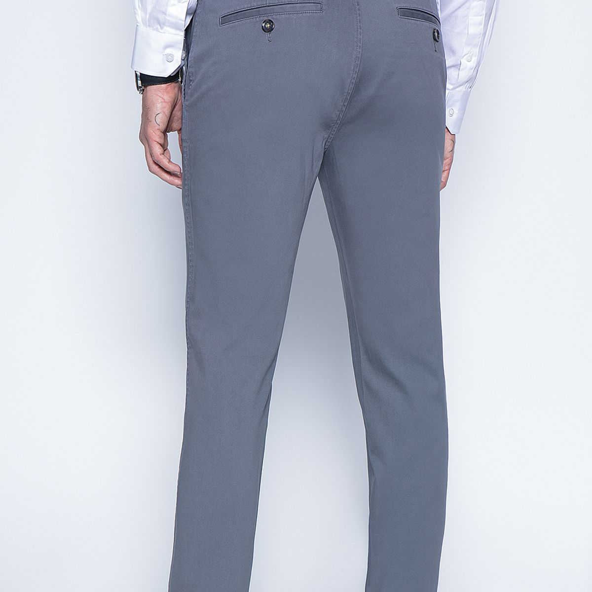 NEW MAN - Pantalón Bagneaux Gris New Man