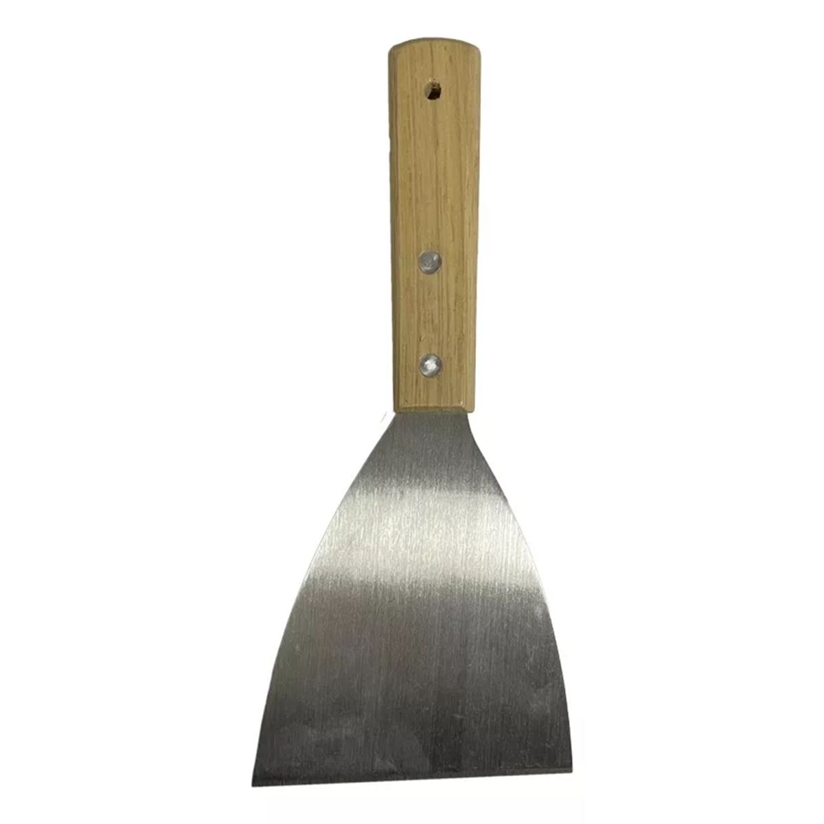 GENERICO - Espátula Churrasquera Plana Acero Inoxidable