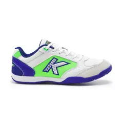 KELME - Zapatillas Futsal Precision Lite Blanco y Verde