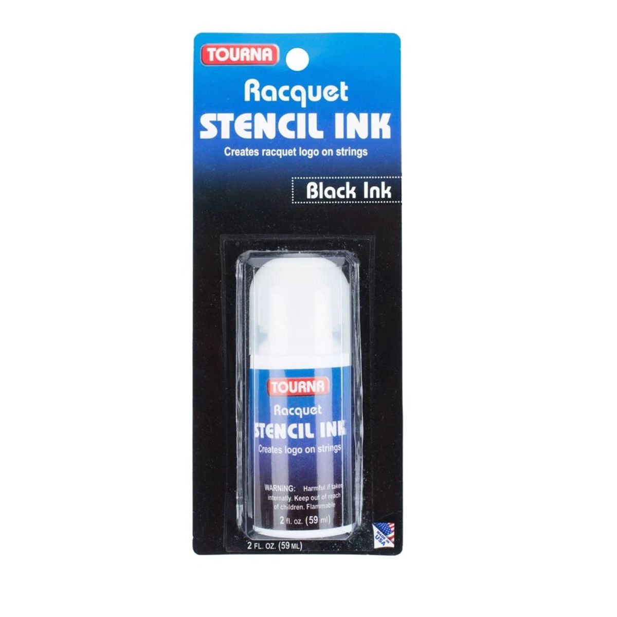 TOURNA - Plumón Raquetas de Tenis Tourna Negro