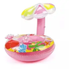 GENERICO - Flotador Para Niños Inflable Con Techo Quitasol Protector