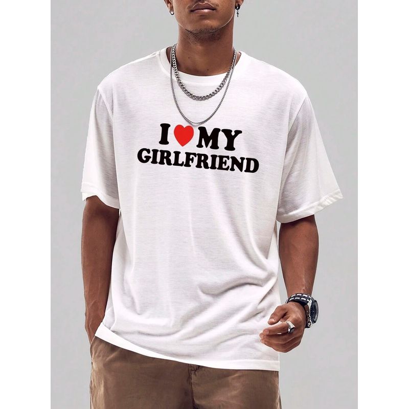 ROLY - Polera Blanca I Love My Girlfriend