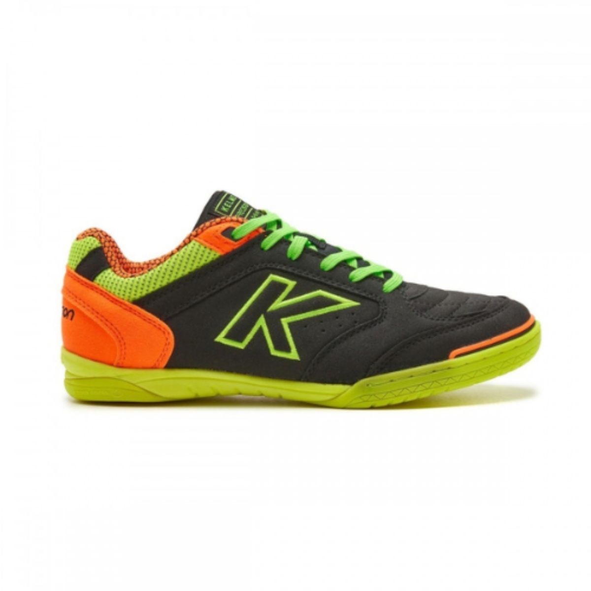 KELME - Zapatillas Futsal Precision Negro y Lima Kelme