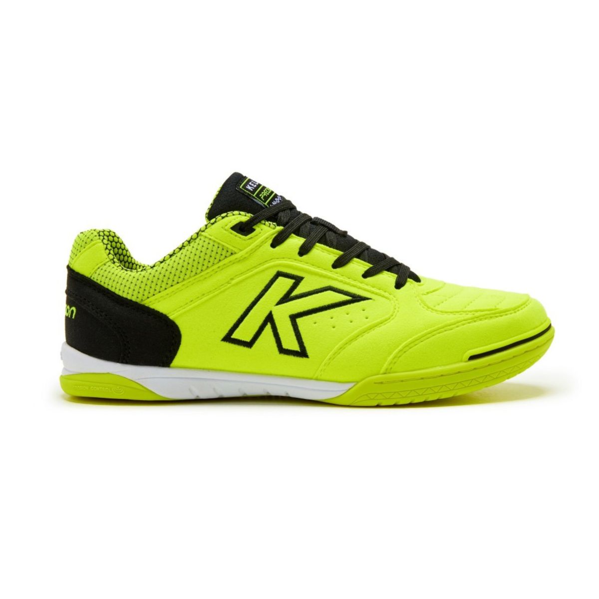 KELME - Zapatillas Futsal Precision Lima y Negro Kelme
