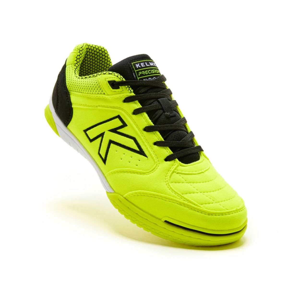 KELME - Zapatillas Futsal Precision Lima y Negro Kelme