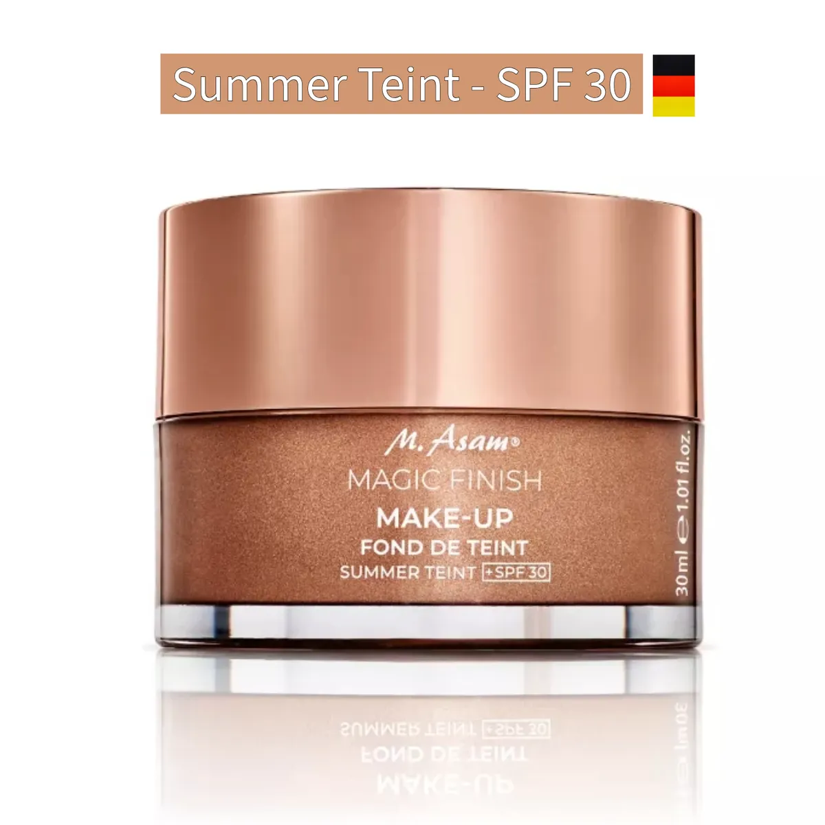 M ASAM MAGIC FINISH - Base de Maquillaje Mousse Summer Teint SPF 30 Magic Finish.