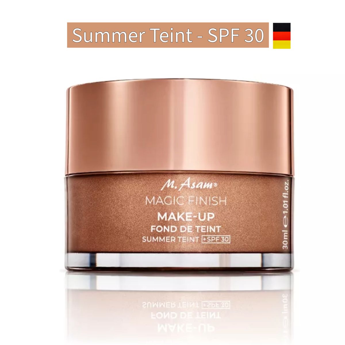 M ASAM MAGIC FINISH - Base de Maquillaje Mousse Summer Teint SPF 30 Magic Finish.