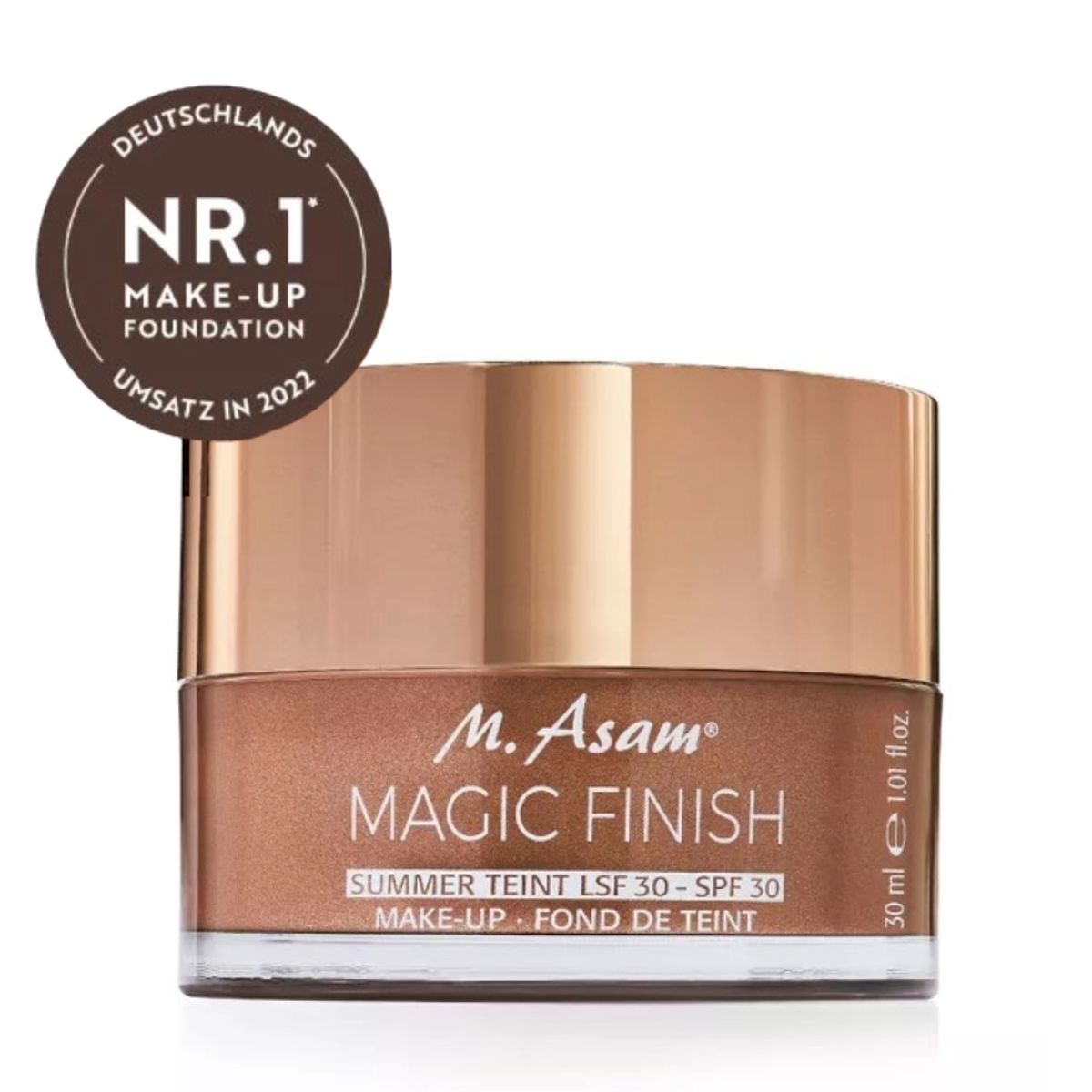 M ASAM MAGIC FINISH - Base de Maquillaje Mousse Summer Teint SPF 30 Magic Finish.