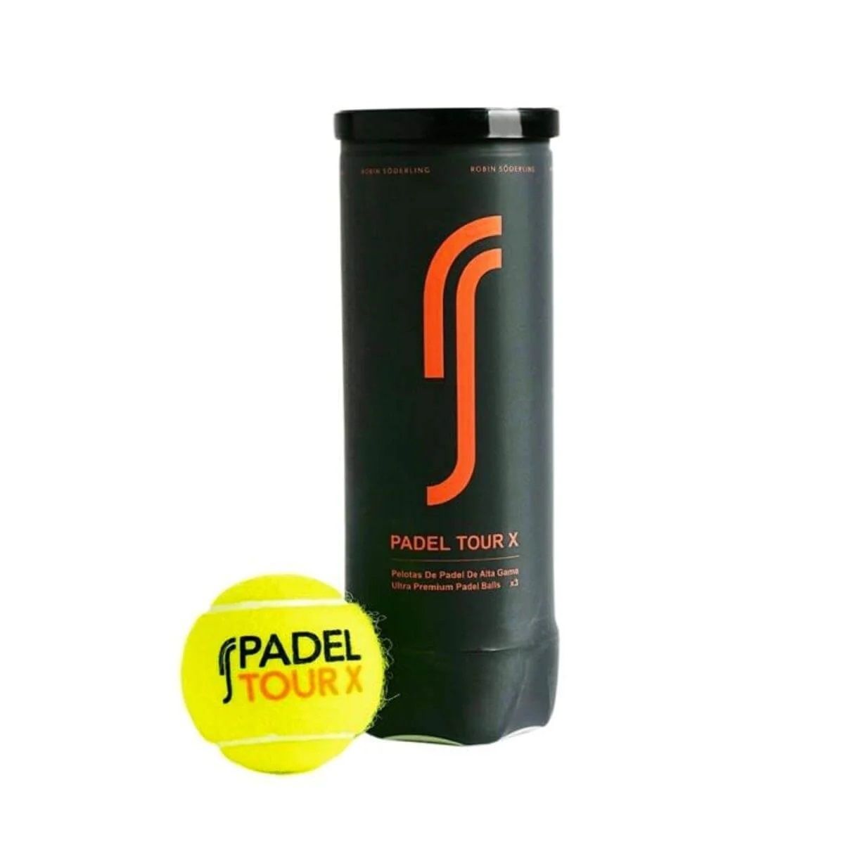 GENERICO - 3 Tarros de Pelotas Robin Soderling Padel Tour X X3