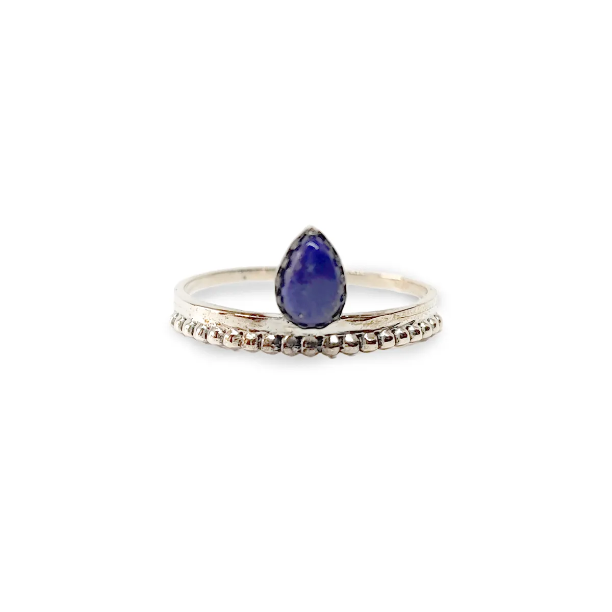 COGGIOLA - Anillo Ekisha Lapislázuli Plata Fina 925