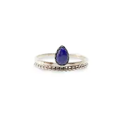 COGGIOLA - Anillo Ekisha Lapislázuli Plata Fina 925