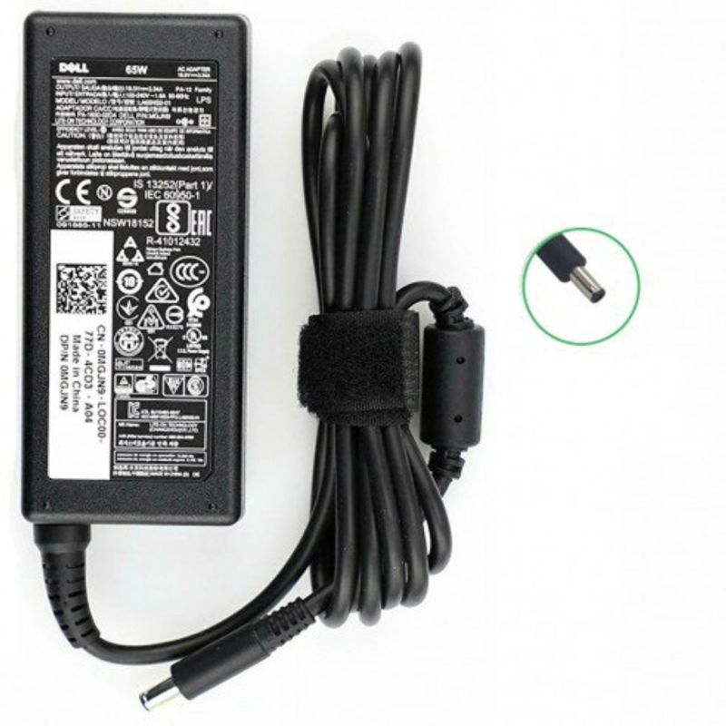 DELL - CARGADOR DELL 195V-334A 40x17mm ORIGINAL