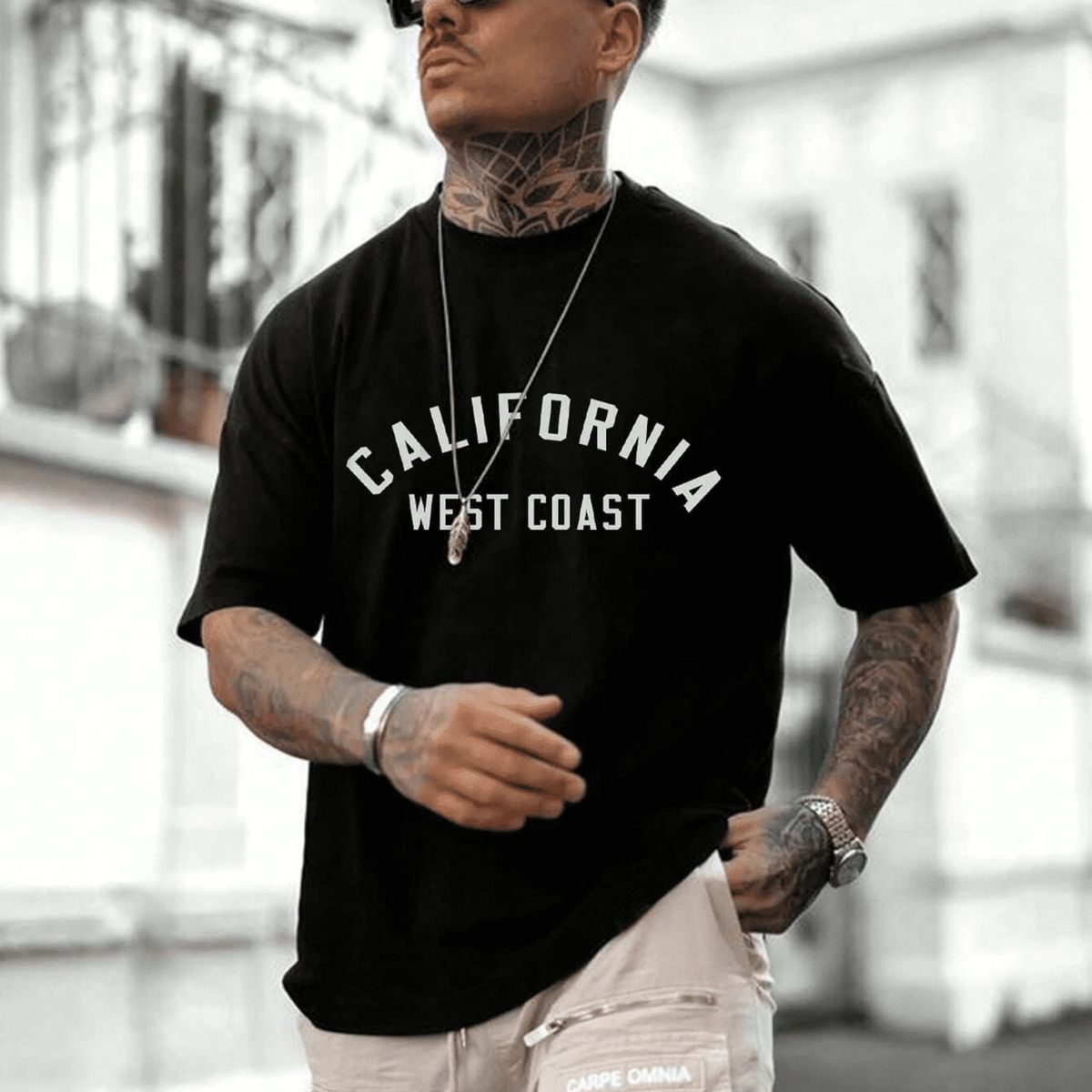 ROLY - Polera Negra California West Coast