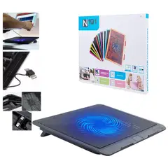 GENERICO - Base Soporte Ventilador Cooler Enfriador Para Notebook Lapto