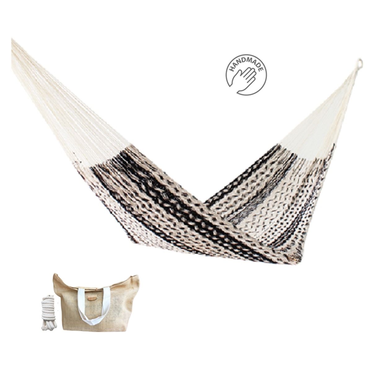 HAMAY - Hamaca Capullo Negra -HAND MADE 400 Kg