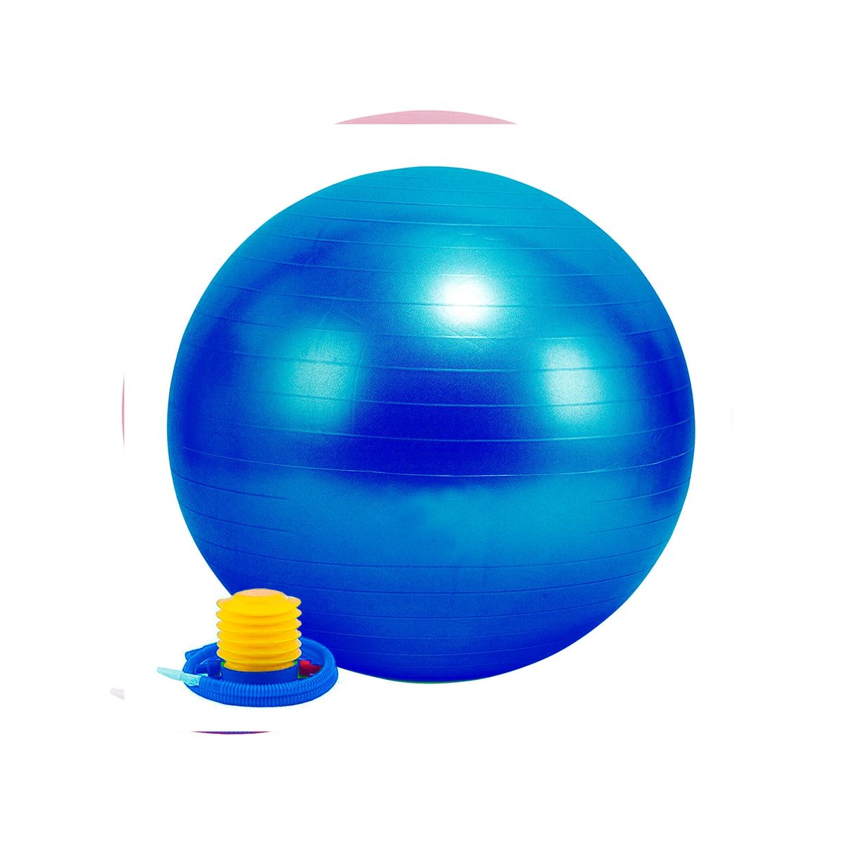 GENERICO - Pelota Balon 75 Cm + Inflador Yoga Pilates