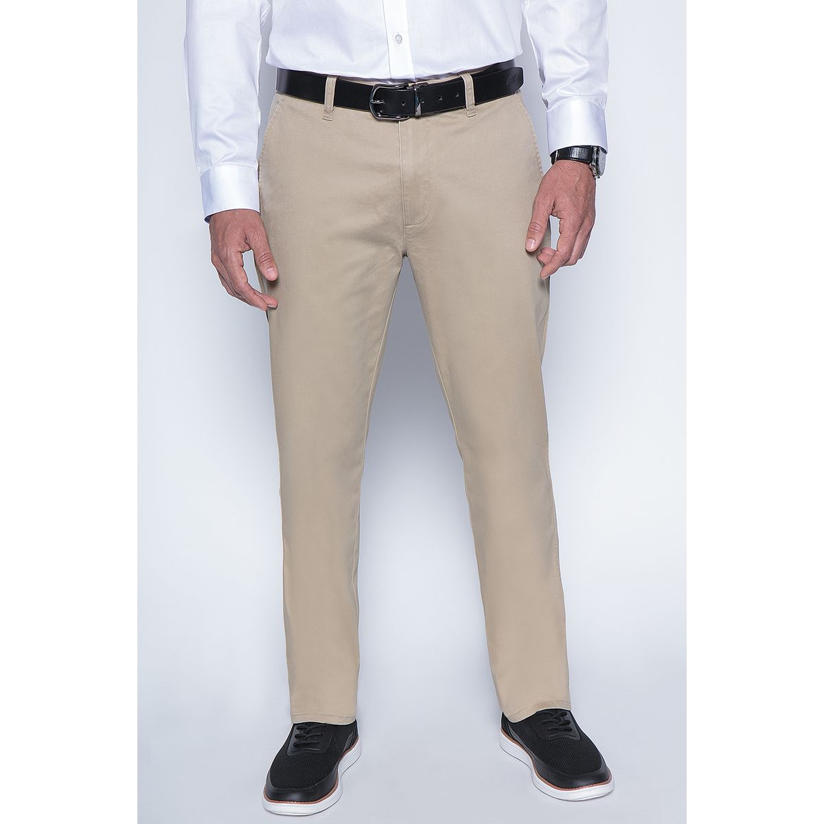 NEW MAN - Pantalon Bagneaux Regulard Beige New Man