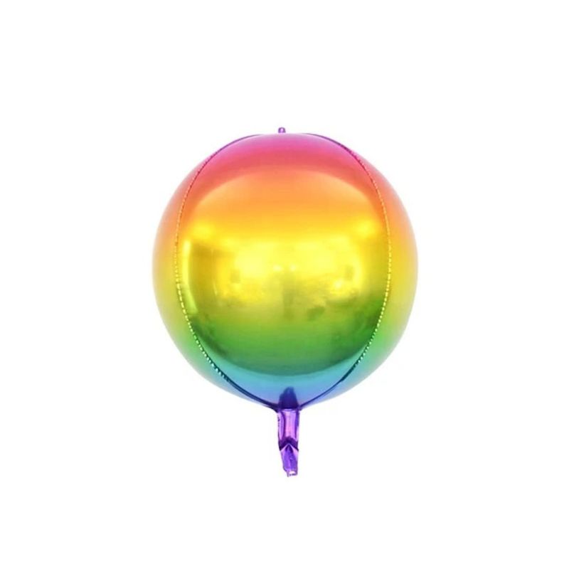 GENERICO - Globo Metalico Redondo Colores 24 Pulgadas