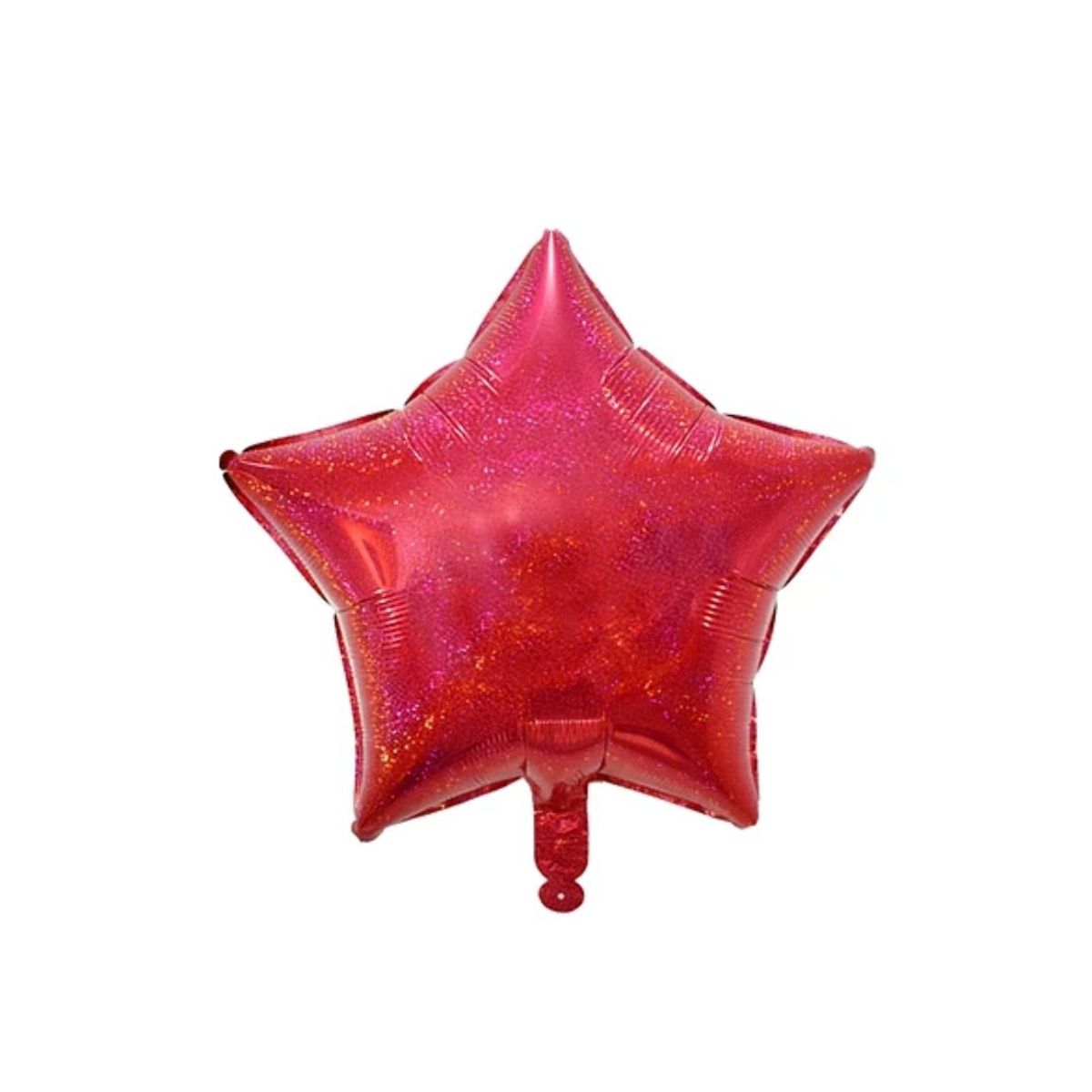 GENERICO - Globo Estrella Rojo Tornasol 45 x 45 Cm