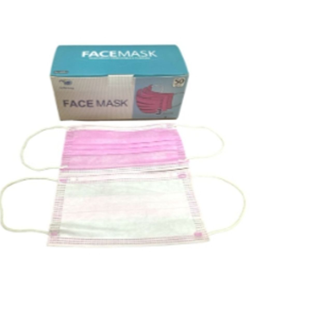 GENERICO - Mascarilla Desechable Quirúrgica 50 Unidades Rosada