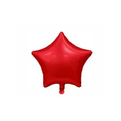 GENERICO - Globo Métalico Estrella Color Rojo 45cm