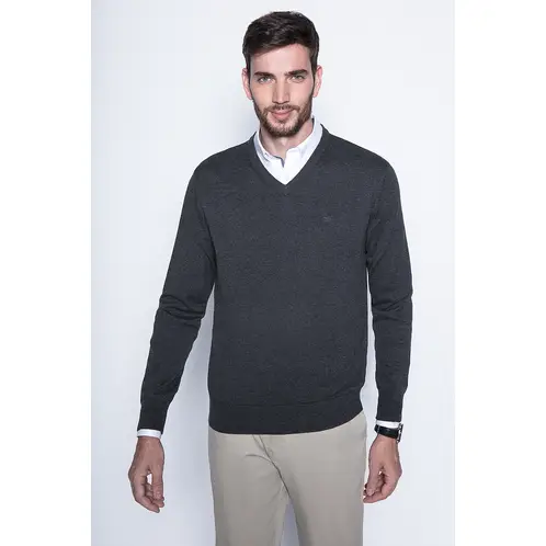 FEROUCH - Melange Sweater Smart Casual L/S Gris
