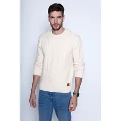 FEROUCH - Sweater Barlett Fj Beige Ferouch.