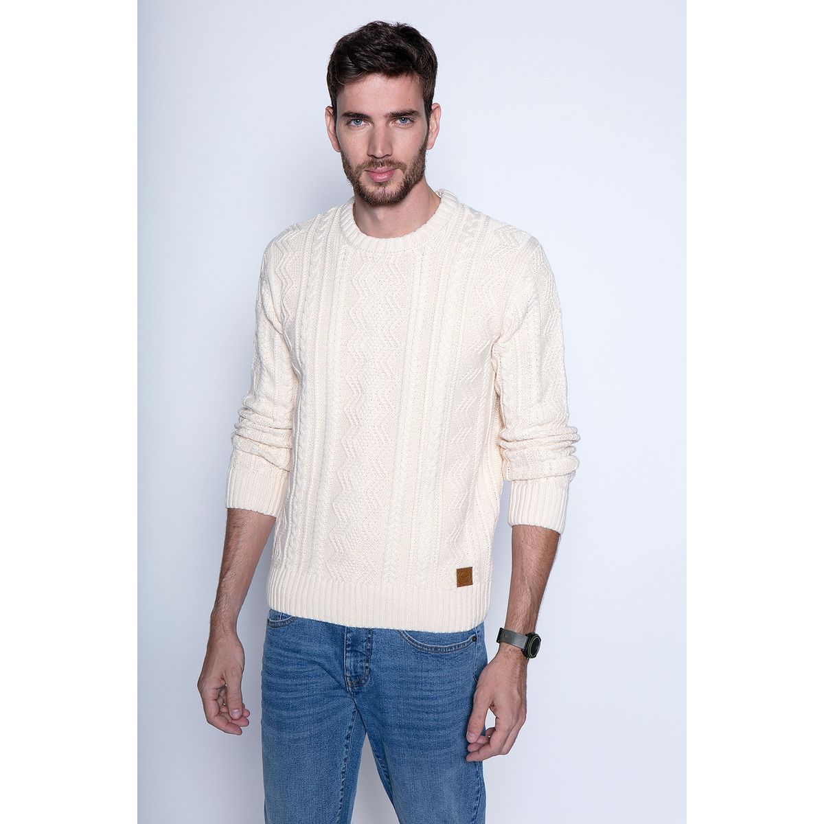FEROUCH - Sweater Barlett Fj Beige Ferouch
