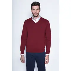 FEROUCH - Sweater Smart Casual L/S Rojo