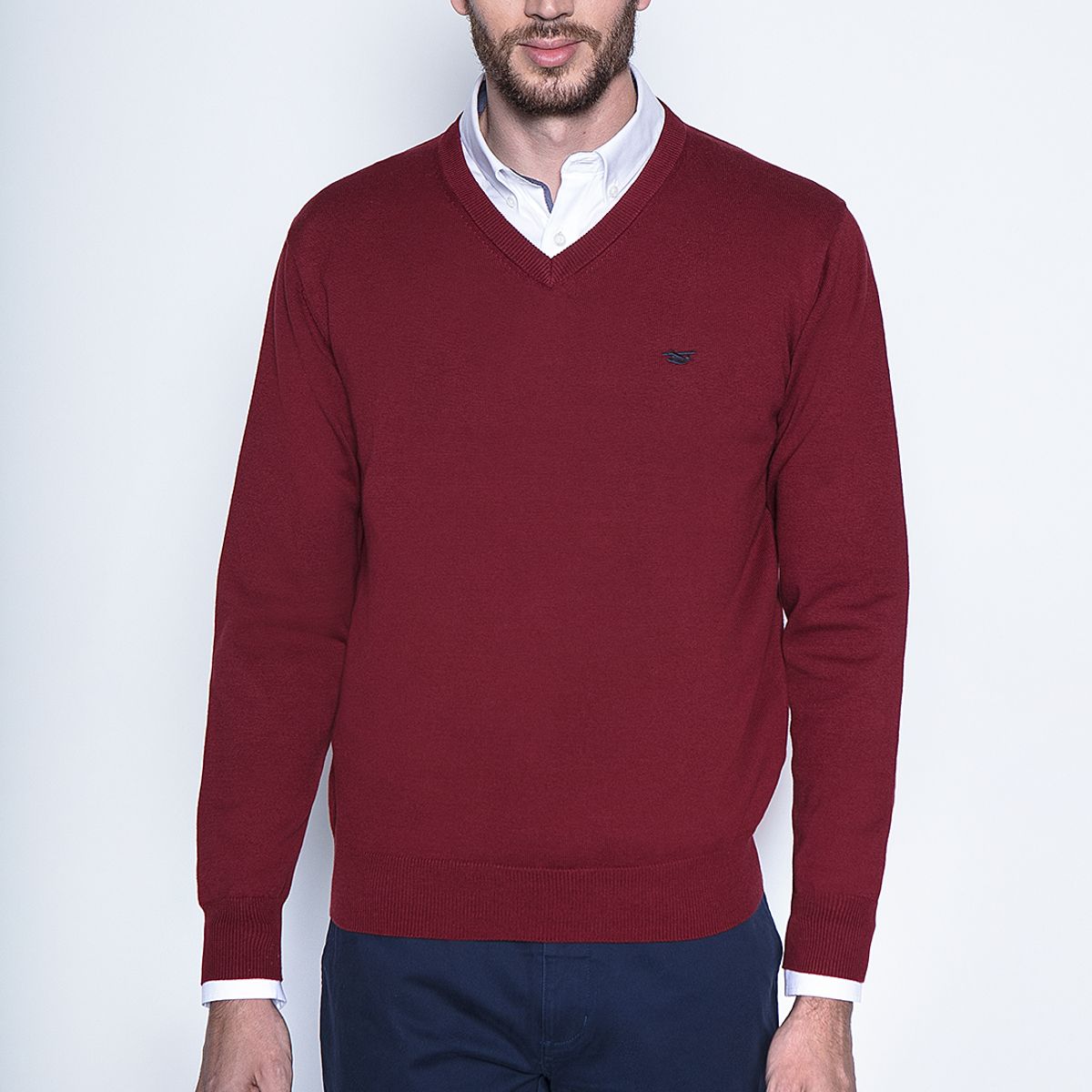 FEROUCH - Sweater Smart Casual L/S Rojo Ferouch.
