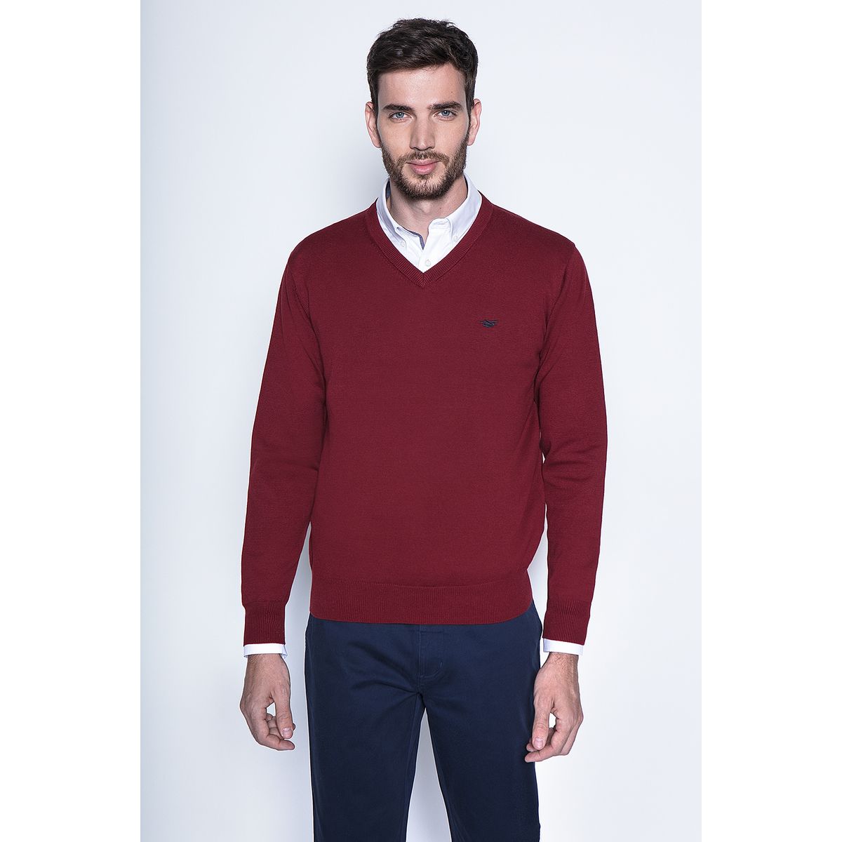 FEROUCH - Sweater Smart Casual L/S Rojo Ferouch.