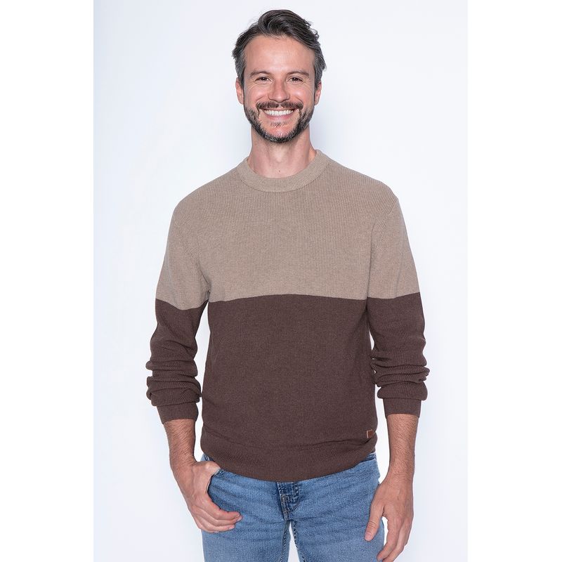 NEW MAN - Sweater Palencia Café New Man