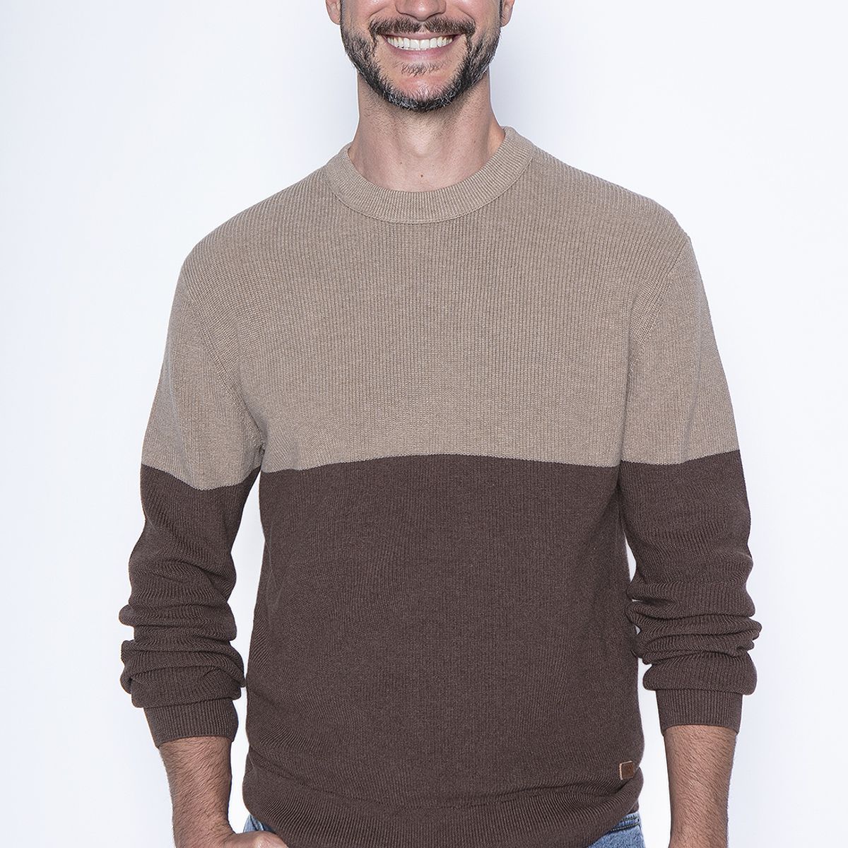 NEW MAN - Sweater Palencia Café New Man