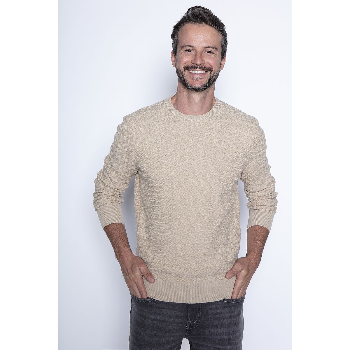 NEW MAN - Sweater Leon Café New Man