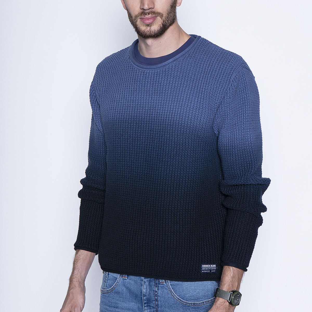 FEROUCH - Sweater Brentwood Fj Azul Ferouch