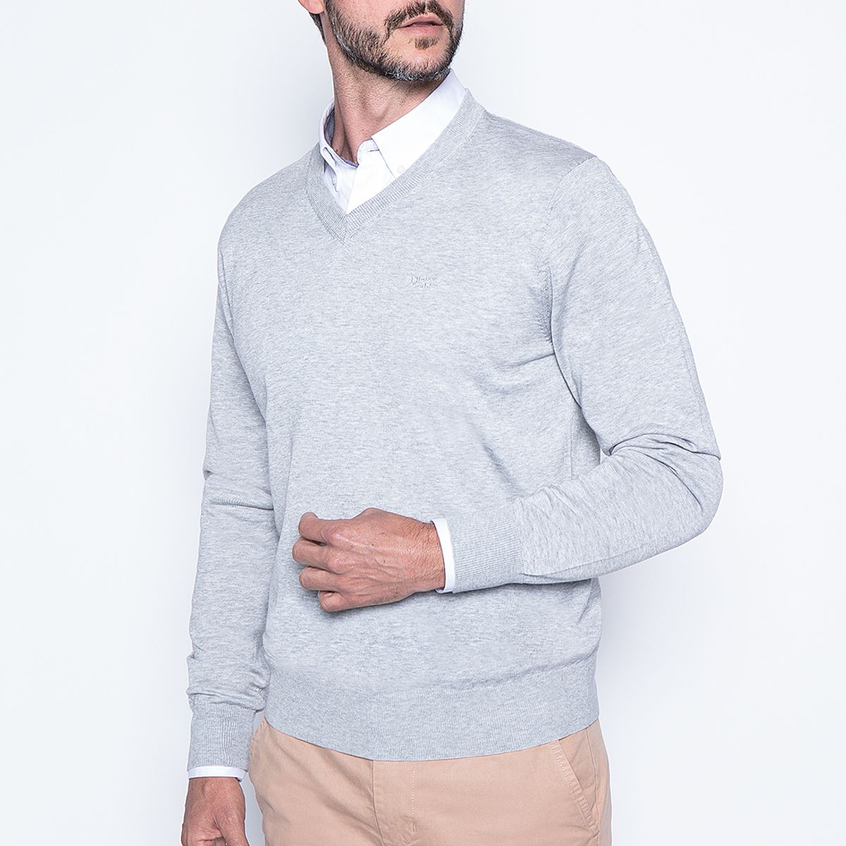 NEW MAN - Sweater Toledo Gris New Man