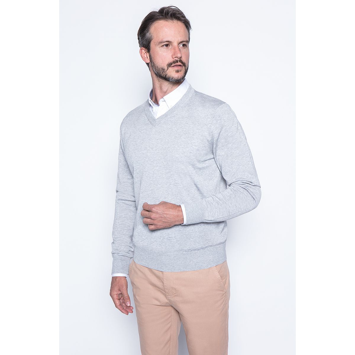 NEW MAN - Sweater Toledo Gris New Man