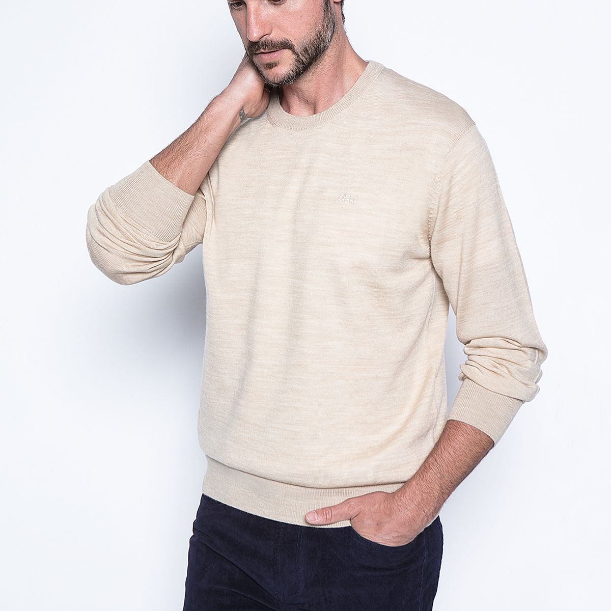 NEW MAN - Sweater Lyon Café New Man
