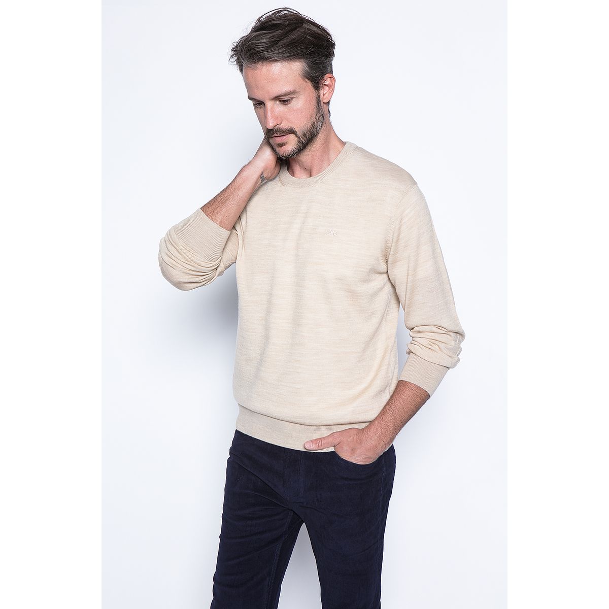 NEW MAN - Sweater Lyon Café New Man