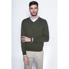 FEROUCH - Sweater Smart Casual L/S Verde