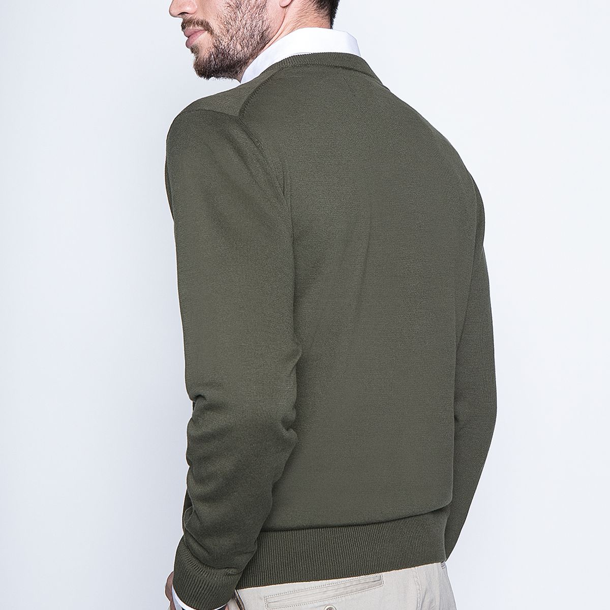 FEROUCH - Sweater Smart Casual L/S Verde Ferouch