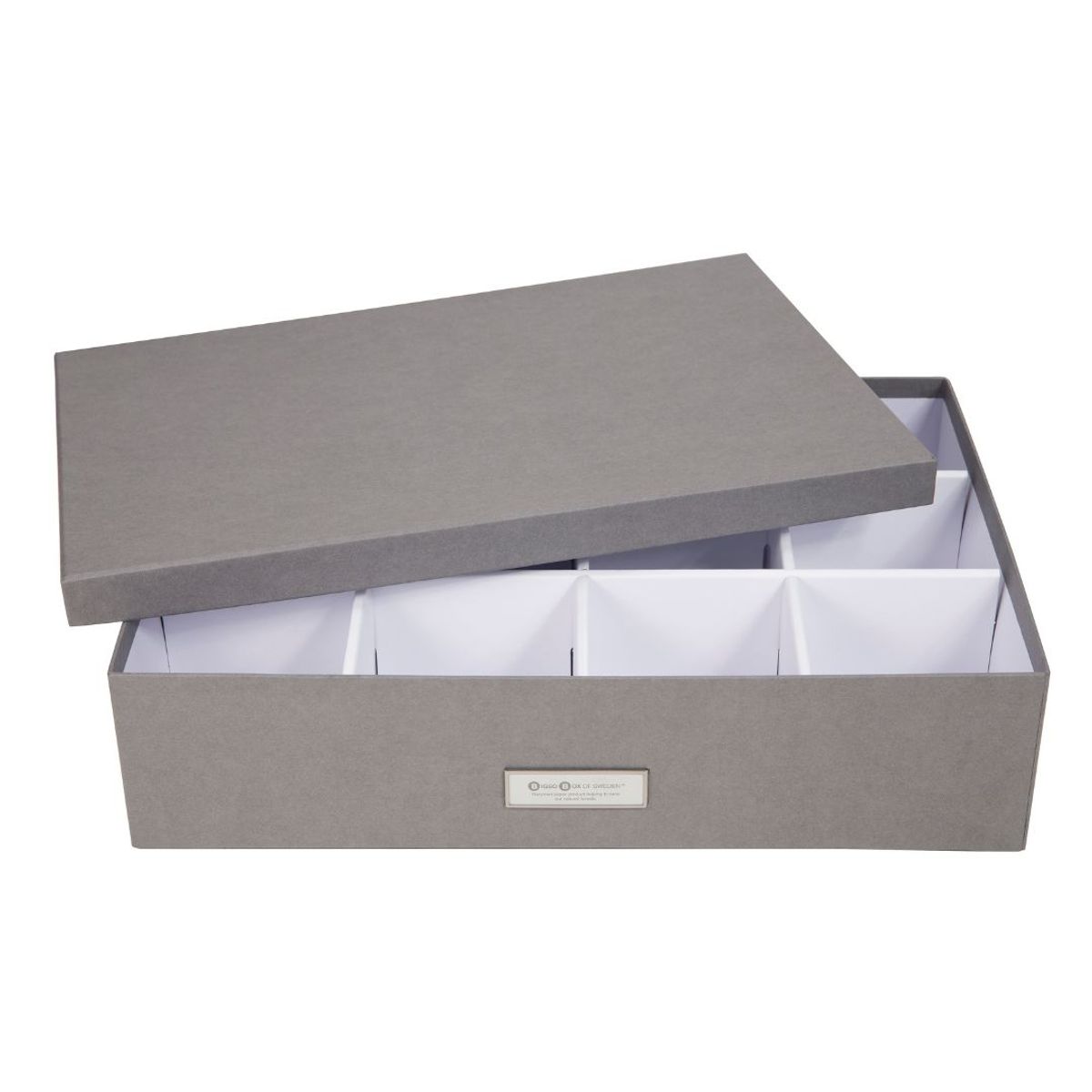 BIGSO - Caja con 12 compartimentos Jakob Bigso Box Papel laminado