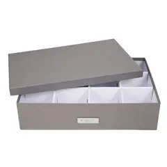 BIGSO - Caja con 12 compartimentos Jakob Box Papel laminado